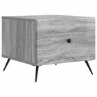 Salontafel grijs sonoma 49x50x40 cm met lade