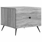 Salontafel grijs sonoma 49x50x40 cm met lade