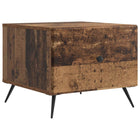 Salontafel 49x50x40 cm bewerkt hout met lade