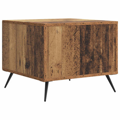 Salontafel met lade Oud hout 49 x 50 x 40 cm Bewerkt hout
