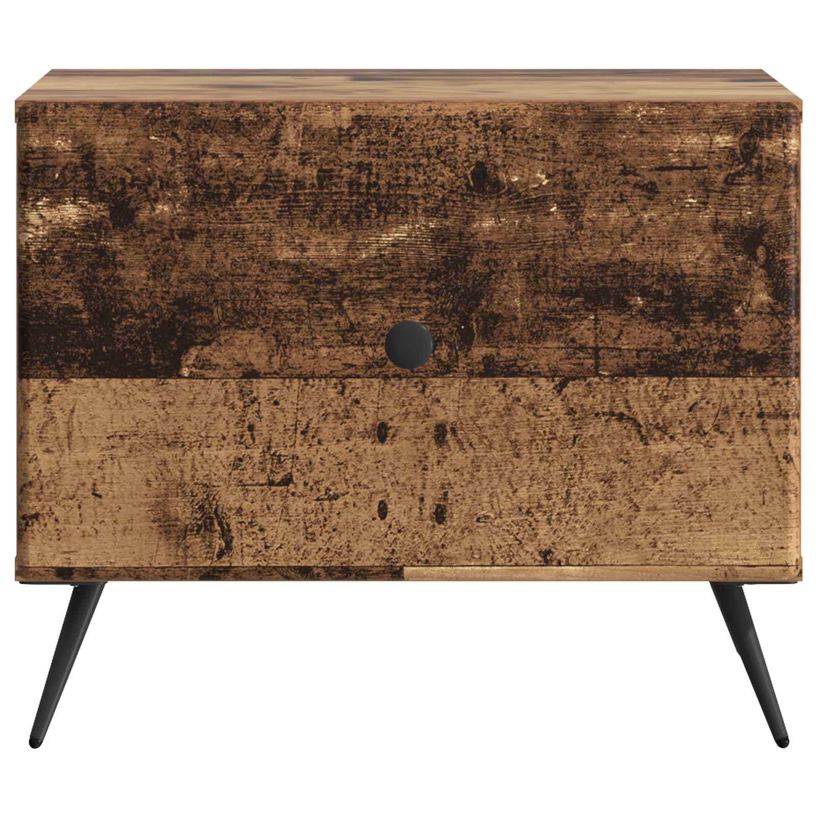 Salontafel met lade Oud hout 49 x 50 x 40 cm Bewerkt hout