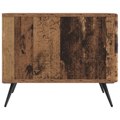 Salontafel met lade Oud hout 49 x 50 x 40 cm Bewerkt hout