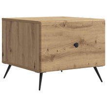 Salontafel Artisanaal eiken 49 x 50 x 40 cm Bewerkt hout