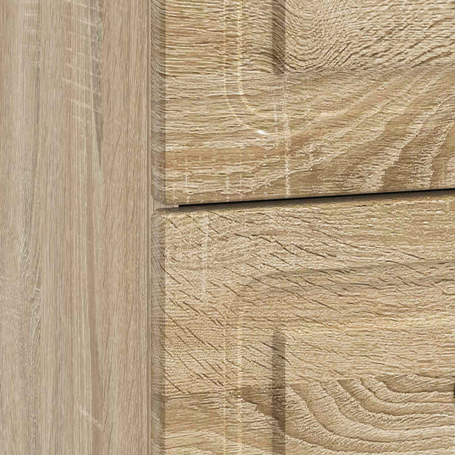 Nachtkastje Sonoma Eiken 43 x 34,5 x 44,5 cm Bewerkt hout