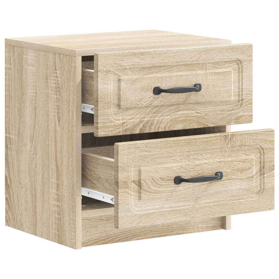 Nachtkastje Sonoma Eiken 43 x 34,5 x 44,5 cm Bewerkt hout