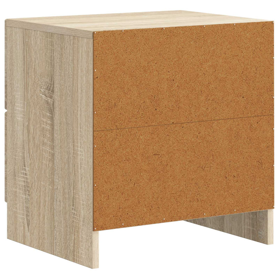 Nachtkastje Sonoma Eiken 43 x 34,5 x 44,5 cm Bewerkt hout