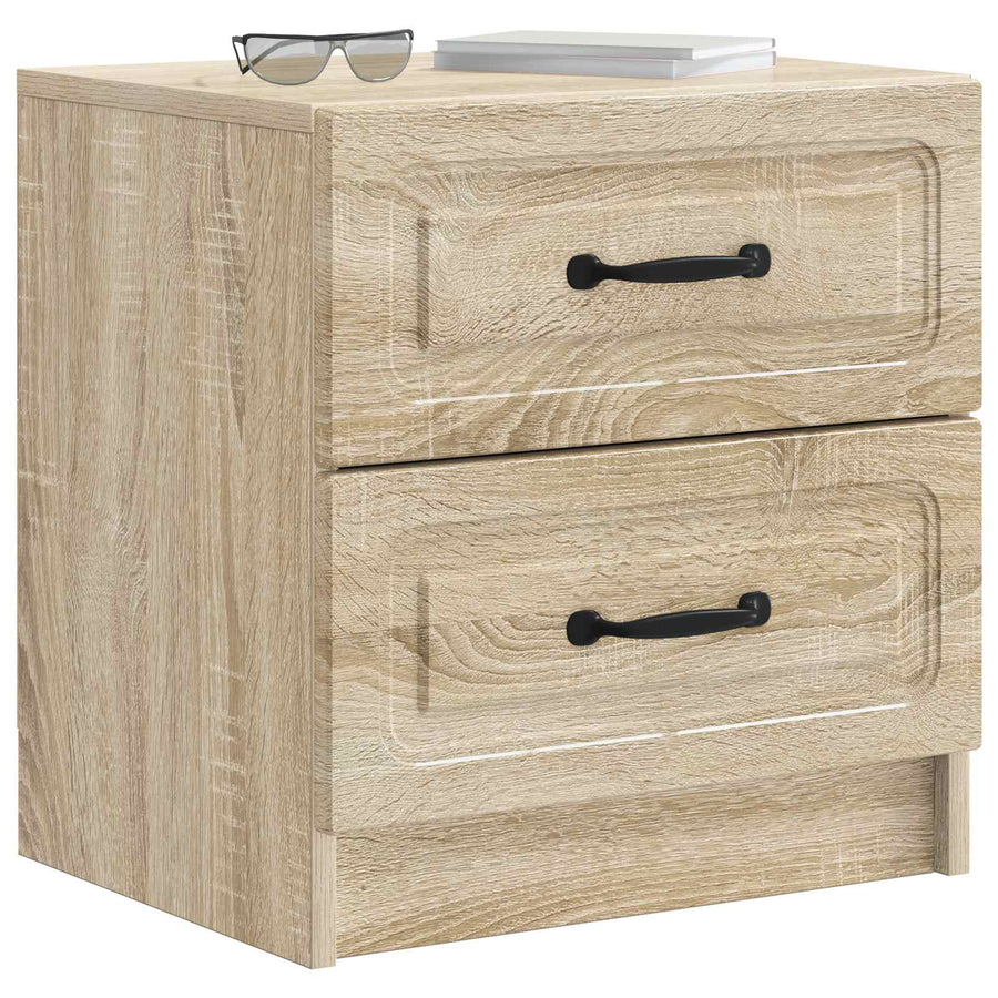 Nachtkastje Sonoma Eiken 43 x 34,5 x 44,5 cm Bewerkt hout