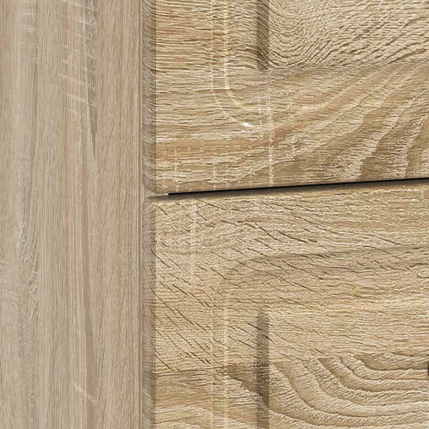 Nachtkastje 2 pcs Sonoma Eiken 43 x 34,5 x 44,5 cm Bewerkt hout
