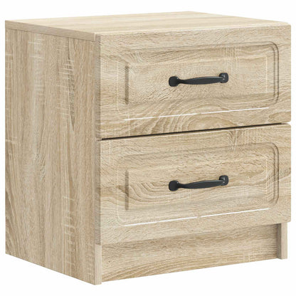 Nachtkastje 2 pcs Sonoma Eiken 43 x 34,5 x 44,5 cm Bewerkt hout