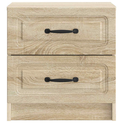 Nachtkastje 2 pcs Sonoma Eiken 43 x 34,5 x 44,5 cm Bewerkt hout