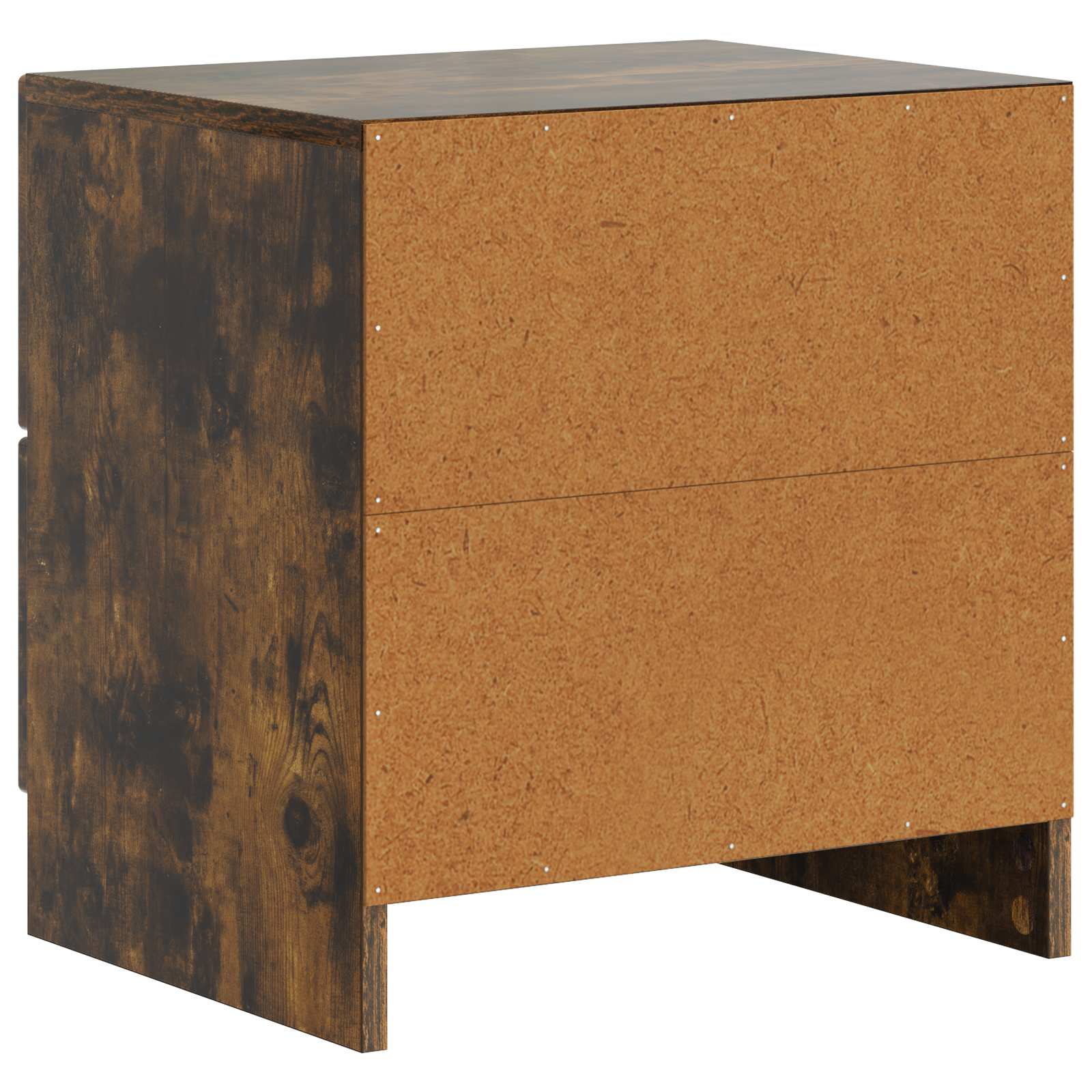 Nachtkastje Gerookt eiken 43 x 34,5 x 44,5 cm Bewerkt hout