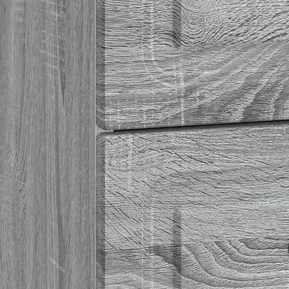 Nachtkastje 2 pcs Grijs sonoma 43 x 34,5 x 44,5 cm Bewerkt hout