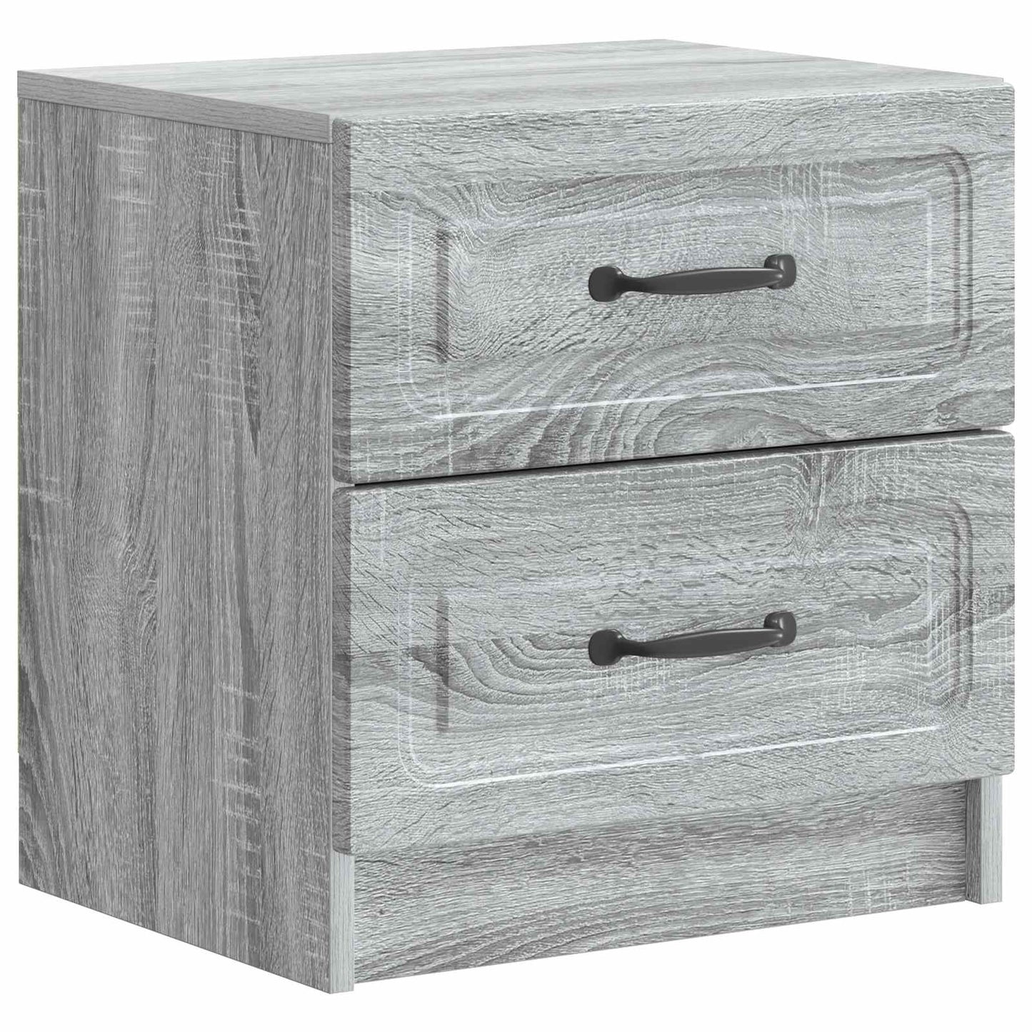 Nachtkastje 2 pcs Grijs sonoma 43 x 34,5 x 44,5 cm Bewerkt hout