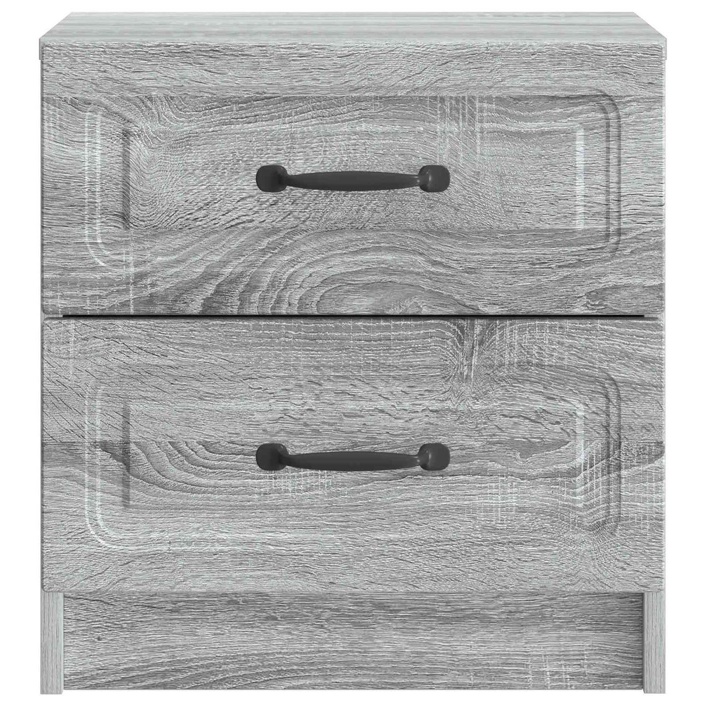 Nachtkastje 2 pcs Grijs sonoma 43 x 34,5 x 44,5 cm Bewerkt hout
