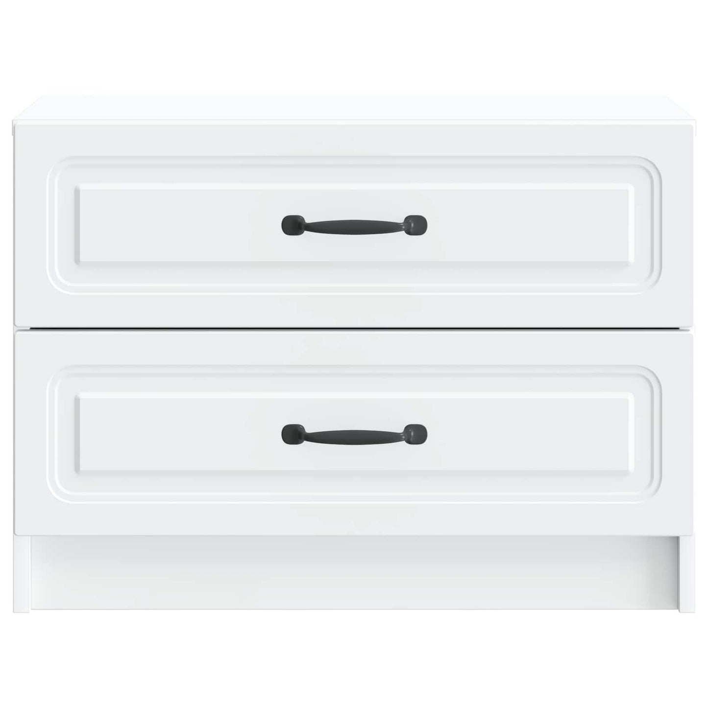 Nachtkastje met lade Wit 62 x 34,5 x 44,5 cm Bewerkt hout