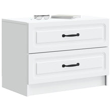 Nachtkastje met lade Wit 62 x 34,5 x 44,5 cm Bewerkt hout