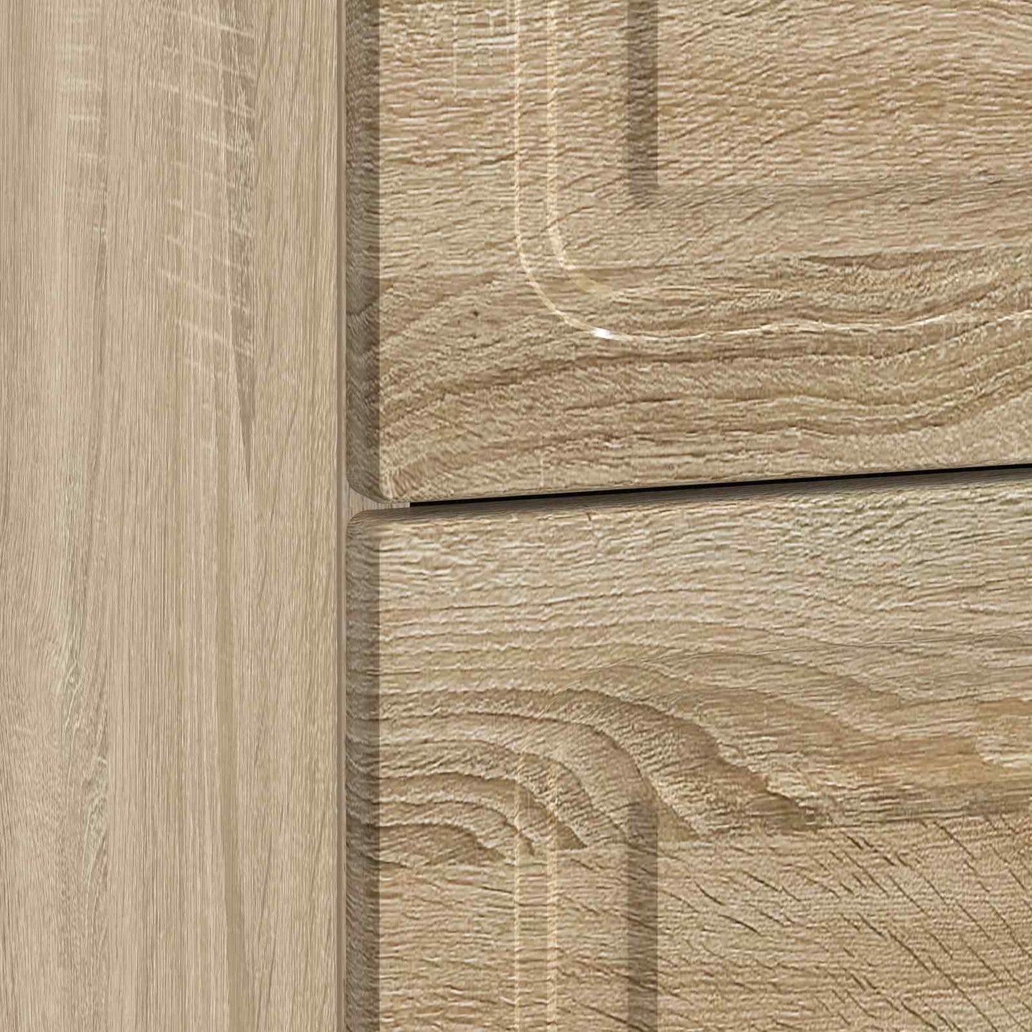 Nachtkastje Sonoma Eiken 62 x 34,5 x 44,5 cm Bewerkt hout
