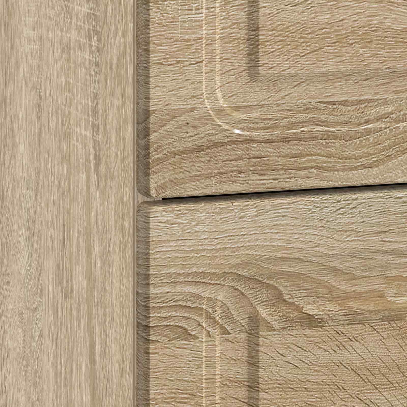 Nachtkastje Sonoma Eiken 62 x 34,5 x 44,5 cm Bewerkt hout