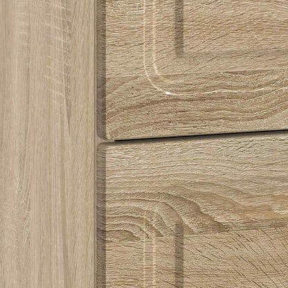 Nachtkastje Sonoma Eiken 62 x 34,5 x 44,5 cm Bewerkt hout