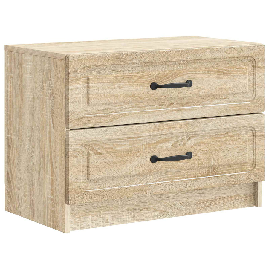 Nachtkastje Sonoma Eiken 62 x 34,5 x 44,5 cm Bewerkt hout