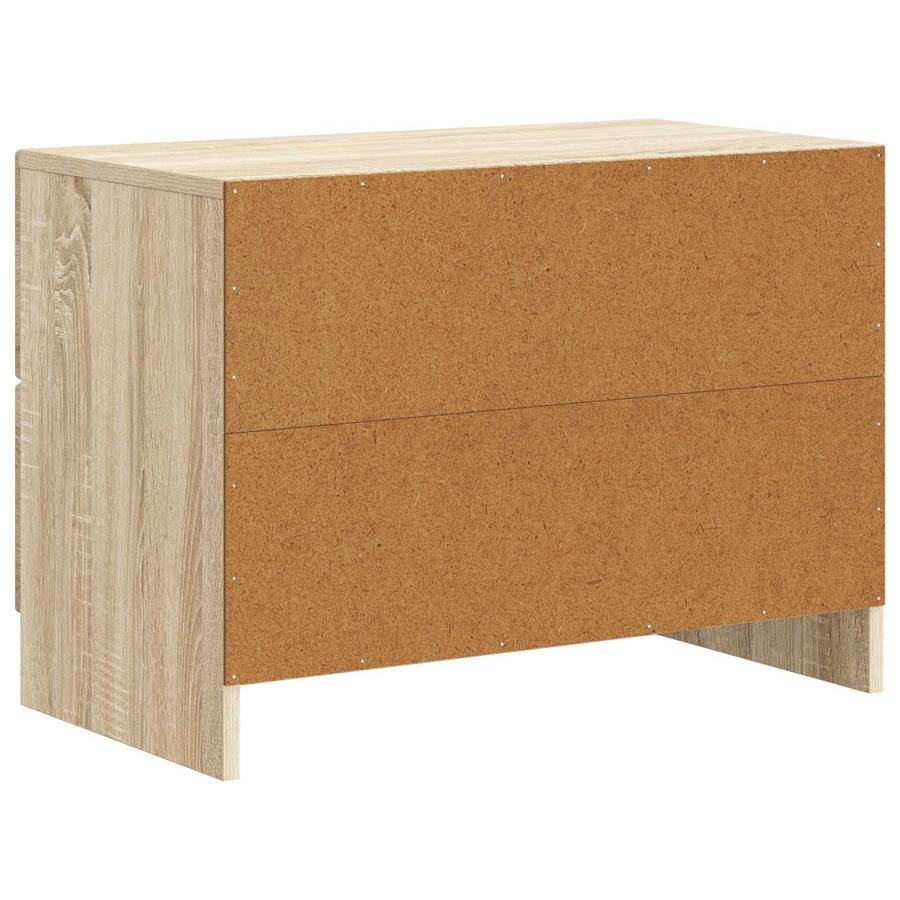 Nachtkastje Sonoma Eiken 62 x 34,5 x 44,5 cm Bewerkt hout