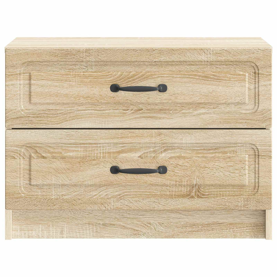 Nachtkastje Sonoma Eiken 62 x 34,5 x 44,5 cm Bewerkt hout