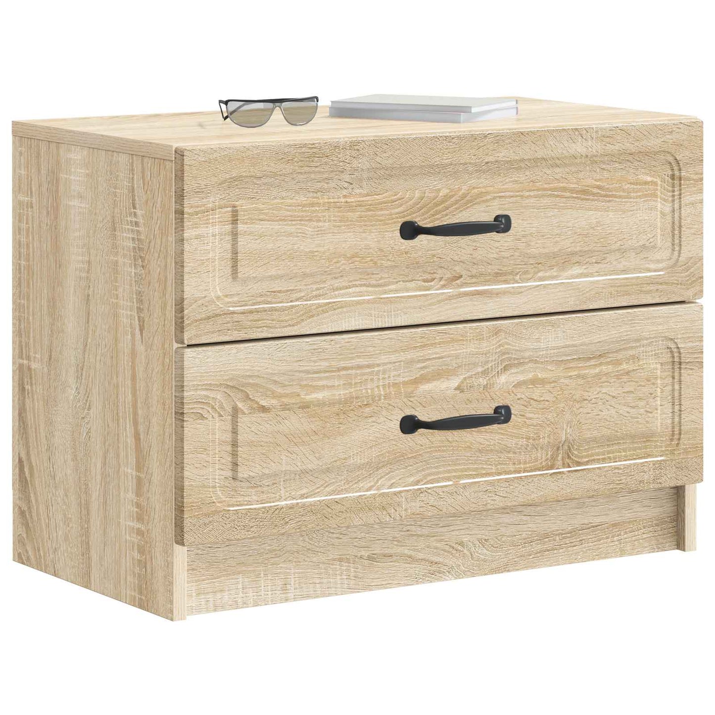 Nachtkastje Sonoma Eiken 62 x 34,5 x 44,5 cm Bewerkt hout