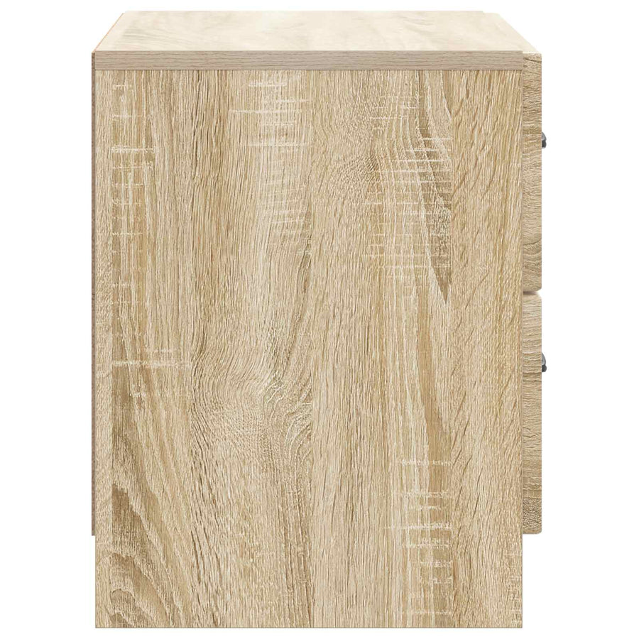 Nachtkastje Sonoma Eiken 62 x 34,5 x 44,5 cm Bewerkt hout