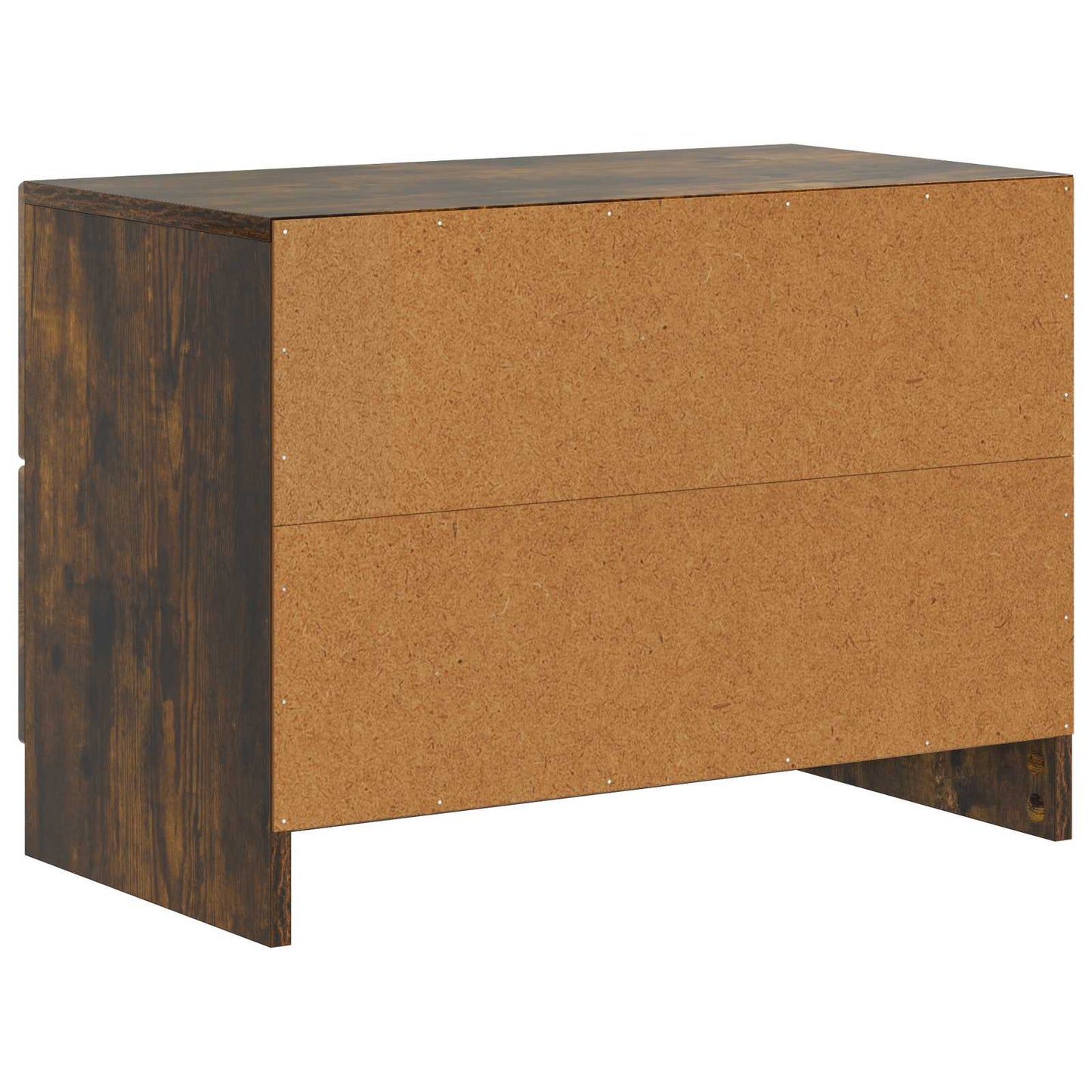 Nachtkastje Gerookt eiken 62 x 34,5 x 44,5 cm Bewerkt hout
