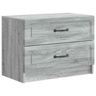Nachtkastje 62x34,5x44,5 cm grijs sonoma bewerkt hout