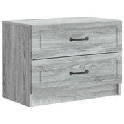 Nachtkastje 62x34,5x44,5 cm grijs sonoma bewerkt hout