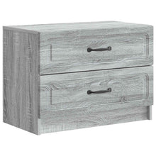 Nachtkastje Grijs sonoma 62 x 34,5 x 44,5 cm Bewerkt hout