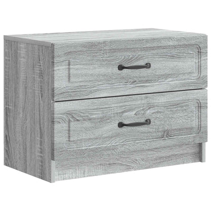 Nachtkastje Grijs sonoma 62 x 34,5 x 44,5 cm Bewerkt hout