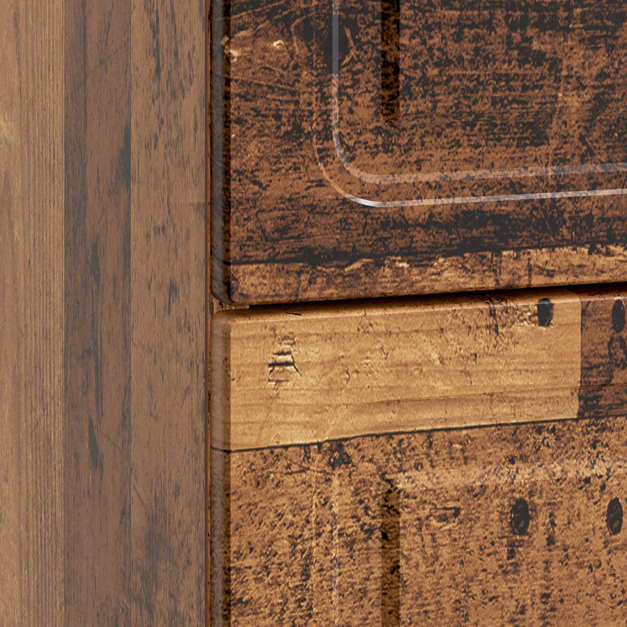 Nachtkastje met lade Oud hout 62 x 34,5 x 44,5 cm Bewerkt hout