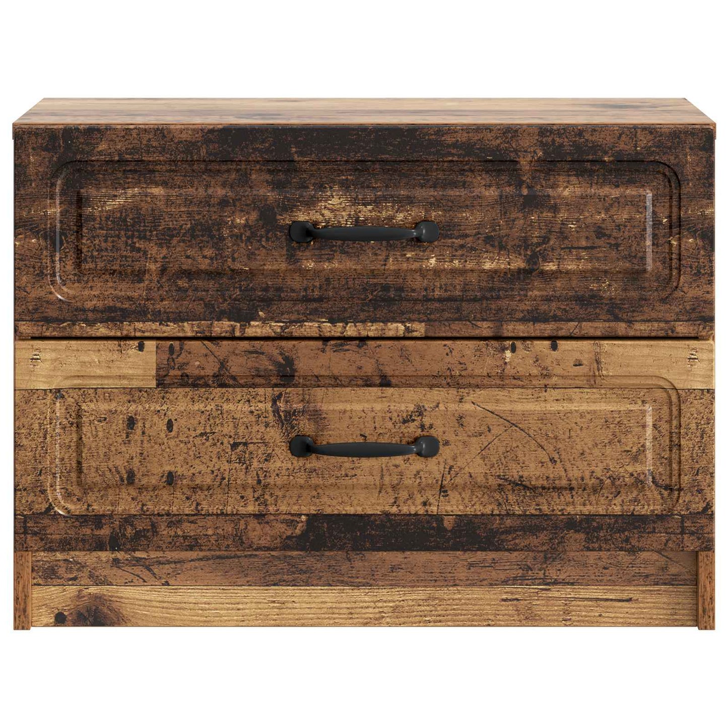 Nachtkastje met lade Oud hout 62 x 34,5 x 44,5 cm Bewerkt hout
