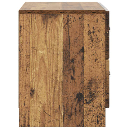 Nachtkastje met lade Oud hout 62 x 34,5 x 44,5 cm Bewerkt hout