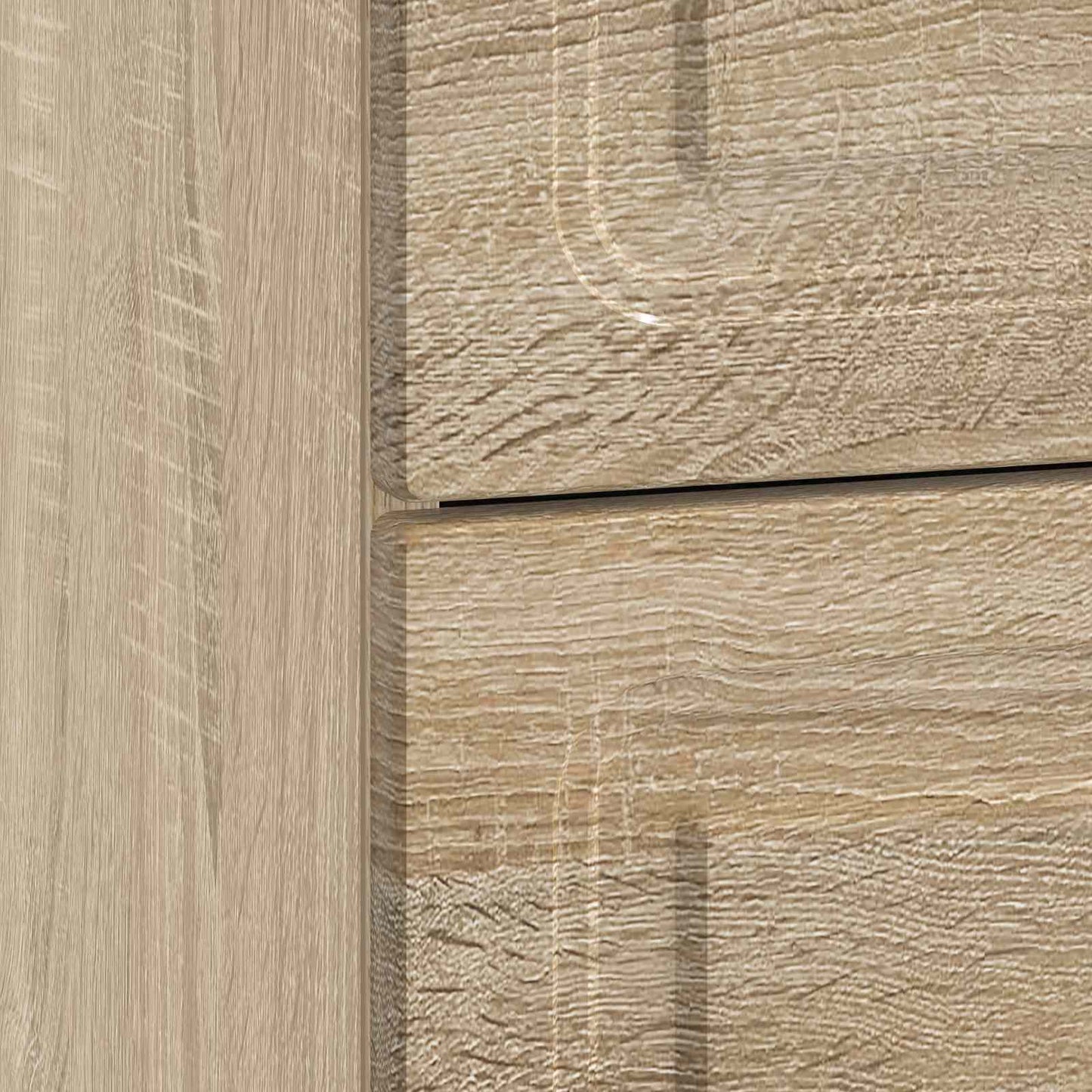 Nachtkastje Sonoma Eiken 43 x 41 x 63,5 cm Bewerkt hout