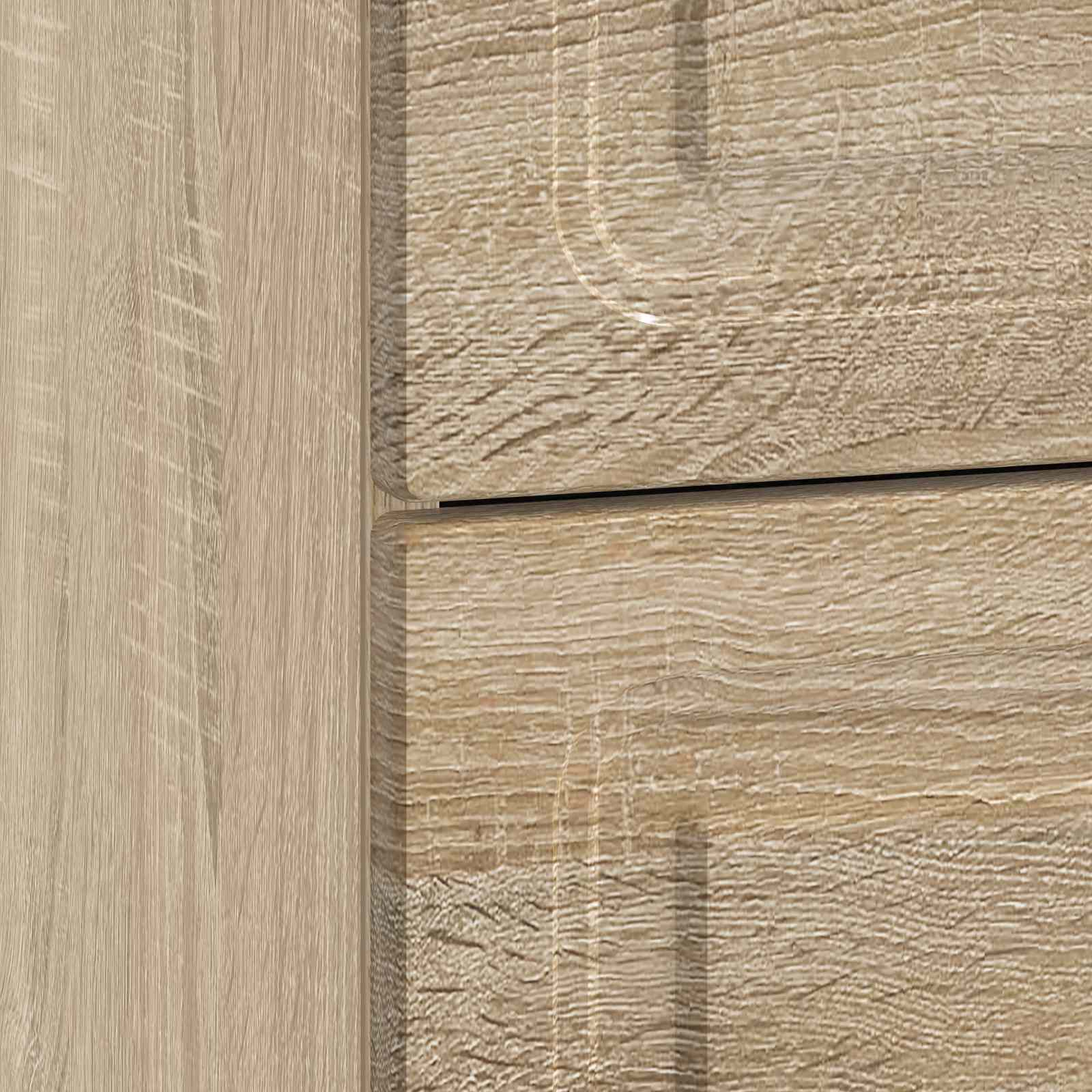 Nachtkastje Sonoma Eiken 43 x 41 x 63,5 cm Bewerkt hout