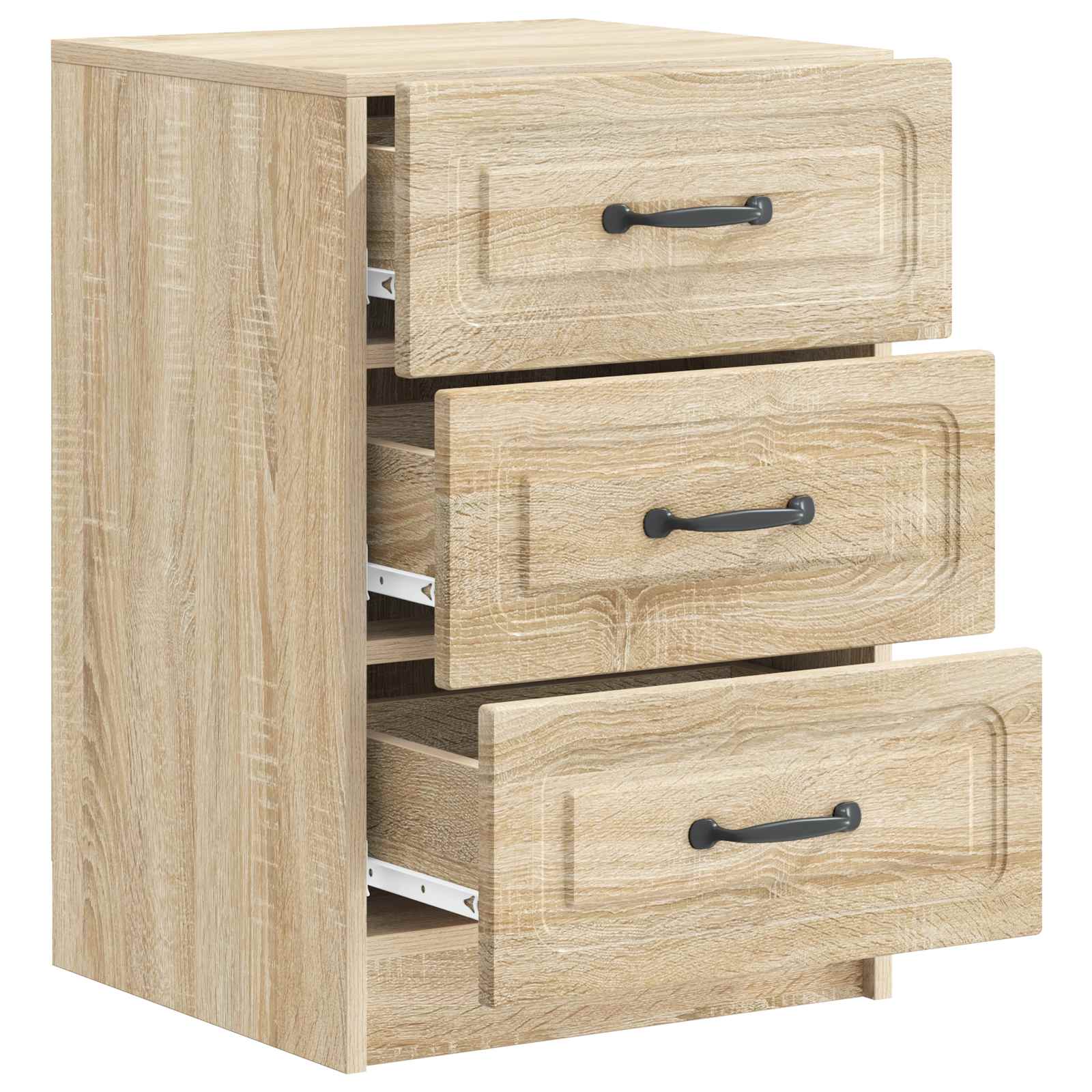 Nachtkastje Sonoma Eiken 43 x 41 x 63,5 cm Bewerkt hout