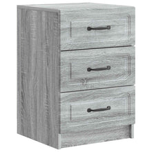 Nachtkastje Grijs sonoma 43 x 41 x 63,5 cm Bewerkt hout
