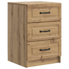 Nachtkastje bewerkt hout 43x41x63,5 cm