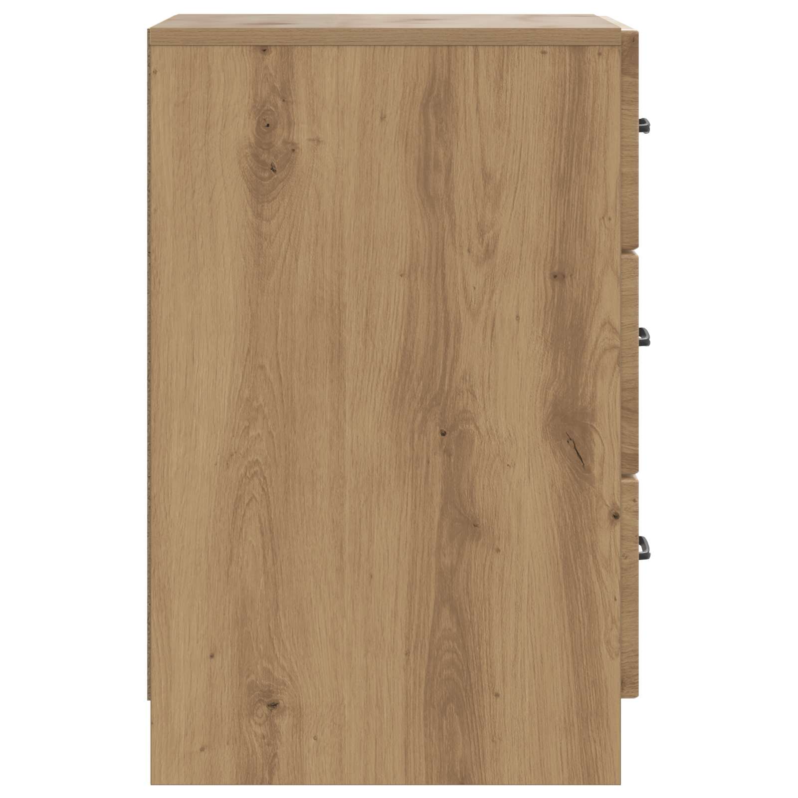 Nachtkastje Artisanaal eiken 43 x 41 x 63,5 cm Bewerkt hout