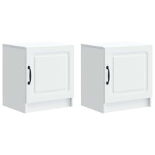 Nachtkastje 2 pcs Wit 43 x 34,5 x 47 cm Bewerkt hout