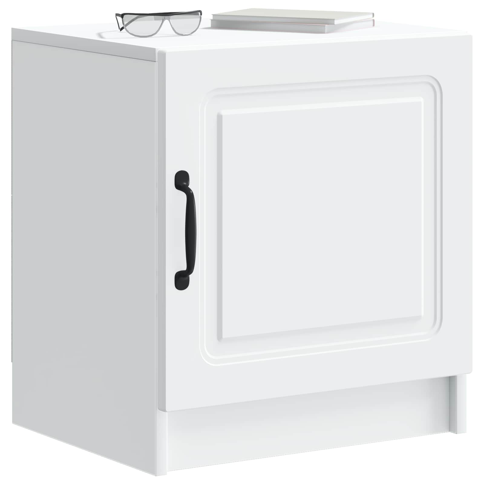 Nachtkastje 2 pcs Wit 43 x 34,5 x 47 cm Bewerkt hout