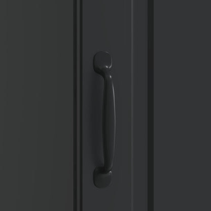 Nachtkastje 2 pcs Zwart 43 x 34,5 x 47 cm Bewerkt hout