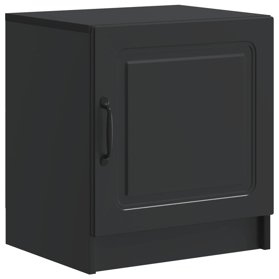 Nachtkastje 2 pcs Zwart 43 x 34,5 x 47 cm Bewerkt hout