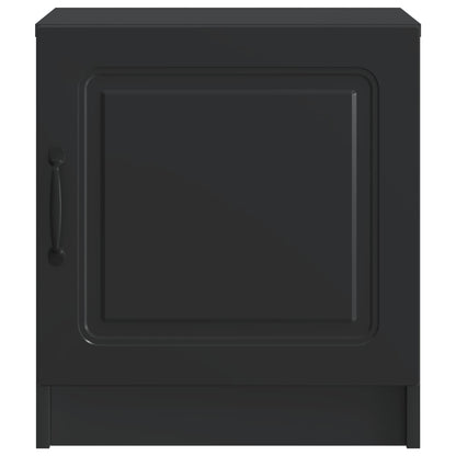 Nachtkastje 2 pcs Zwart 43 x 34,5 x 47 cm Bewerkt hout