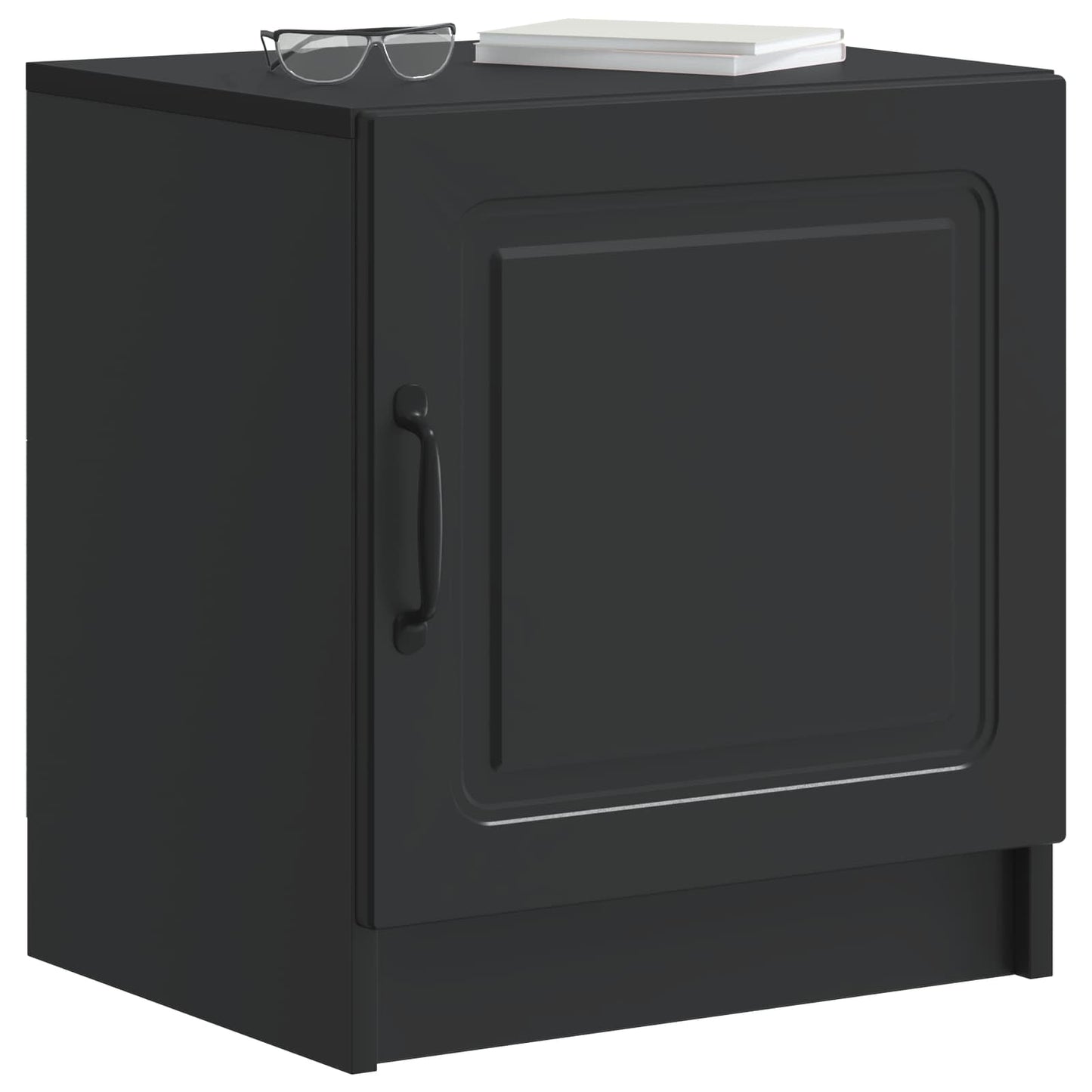 Nachtkastje 2 pcs Zwart 43 x 34,5 x 47 cm Bewerkt hout