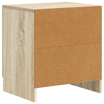 Nachtkastje Sonoma Eiken 43 x 34,5 x 47 cm Bewerkt hout