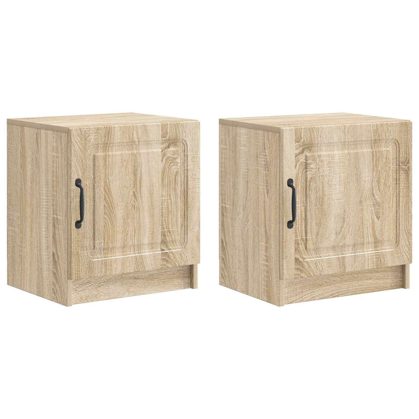 Nachtkastje 2 pcs Sonoma Eiken 43 x 34,5 x 47 cm Bewerkt hout